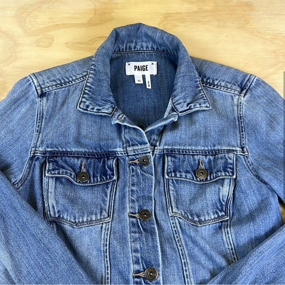 Paige Women's Denim Jean Jacket Size XS - Picture 3 of 10